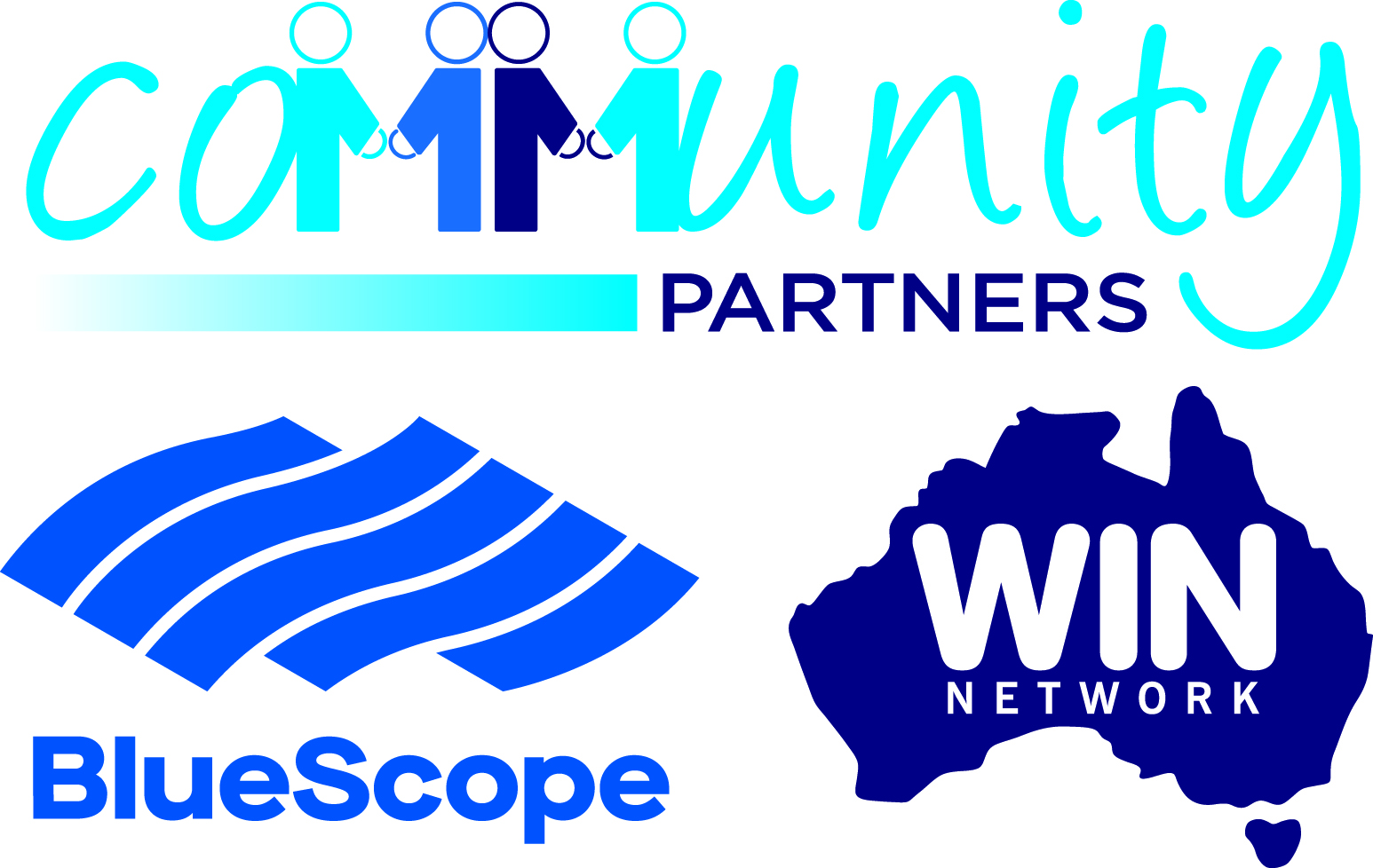BlueScop WIN Community Partners Logo